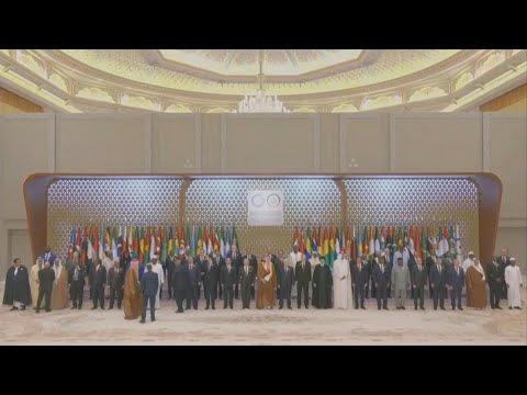 Arab, Muslim leaders pose for family photo at summit on Gaza | AFP