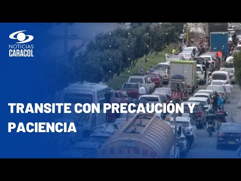 &iquest;Por qu&eacute; se ocasionaron trancones de hasta 12 horas en la v&iacute;a Bogot&aacute;-Girardot?