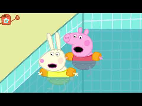 Peppa Pig And Rebecca Rabbit Go Swimming 🏊 @Peppa Pig - Official Channel ​