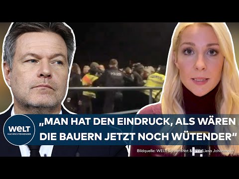 ROBERT HABECK: Politisches Berlin emp&ouml;rt! Bauern-Mob habe demokratische Grenze &uuml;berschritten