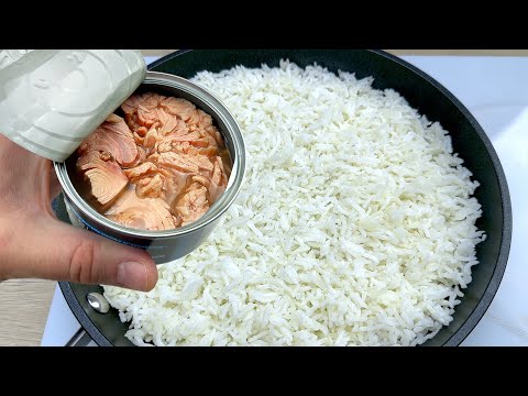 Do you have rice and canned tuna at home? 😋2 perfect quick rice recipes! # 243