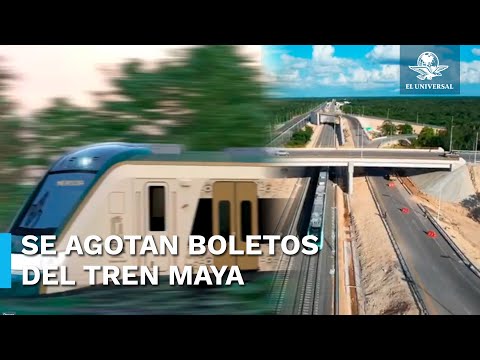 En minutos se agotan boletos para primer viaje del Tren Maya