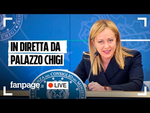 Conferenza stampa di fine anno di Giorgia Meloni: la diretta da Palazzo Chigi