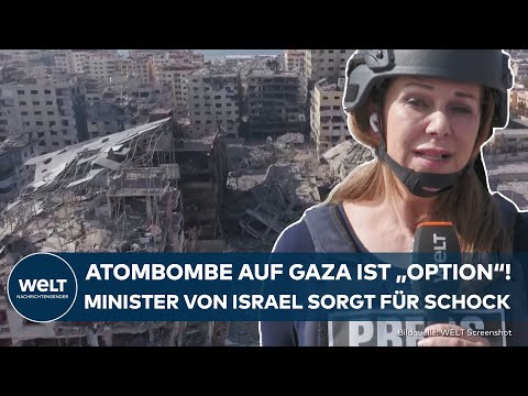 KAMPF GEGEN HAMAS: Atombombe auf Gaza ist &quot;Option&quot;! Minister in Israel zum Krieg gegen Terroristen