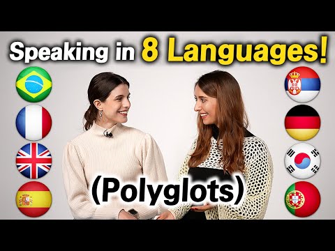 2 Polyglots Speaking in 8 Languages!! (Keep Switching Language)