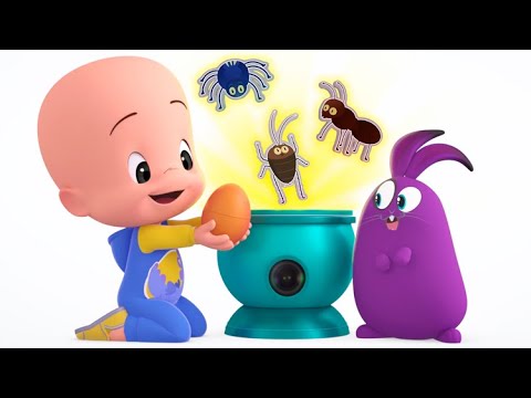 Learn with Cuquin and the Surpise eggs insects | Educational videos