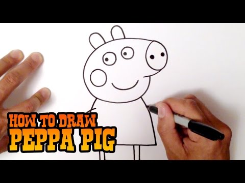 How to Draw Peppa Pig - Step by Step Video Lesson