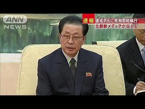 北朝鮮・張成沢氏の死刑執行　「永遠の逆賊」と・・・(13/12/13)