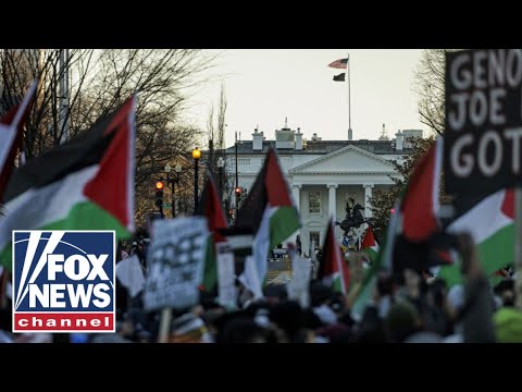 Anti-Israel riots outside White House force Secret Service to take action