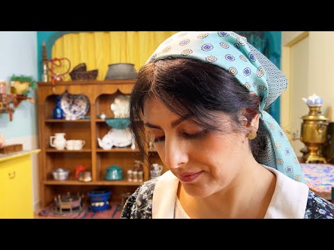 How IRANIANS make FALAFEL and Hot Mango Sauce! 🔥Country Girl Cooks Vegetarian Food| Village Routines