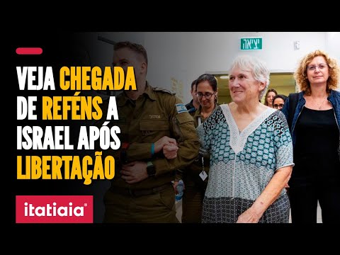 ISRAEL DIVULGA V&amp;Iacute;DEO MOSTRANDO CHEGADA DE REF&amp;Eacute;NS LIBERTADOS POR GRUPO TERRORISTA