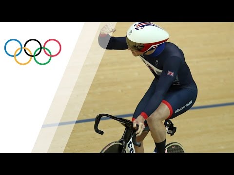 Jason Kenny breaks the Men&acute;s sprint Olympic record