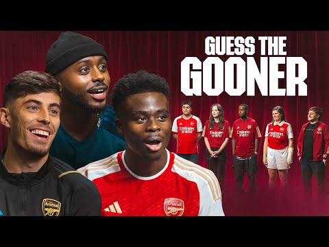 GUESS THE GOONER 2 | Bukayo Saka, Kai Havertz, Sharky &amp; Frimmy