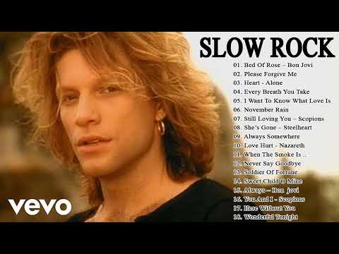 Aerosmith, Bon Jovi, Scorpions, Ledzeppelin, White Lion, Heart - Best Slow Rock Ballads 80s, 90s