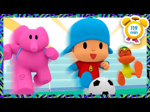 ️⚽️ POCOYO ENGLISH -Learn Colors with Color Balls[119 min] Full Episodes VIDEOS &amp; CARTOONS for KIDS