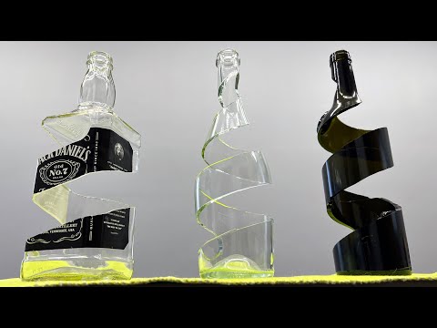 How To Cut A Glass Bottle With A Simple Tool!