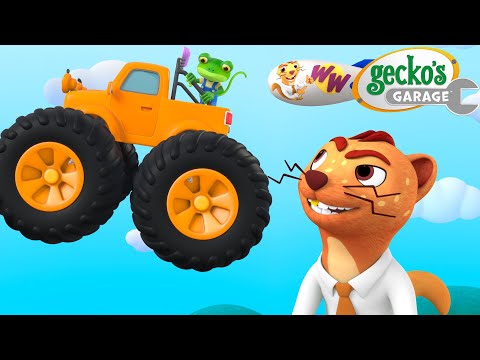 These Tires are Wheely Bouncy | Gecko's Garage | Trucks For Children | Cartoons For Kids