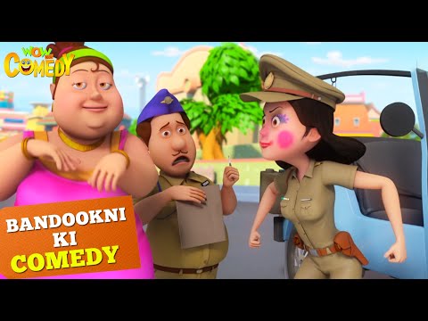 Funtooshnagar Photo Competition! | Cartoons for Kids | Bandookni Ki Comedy | Wow Kidz Comedy | 