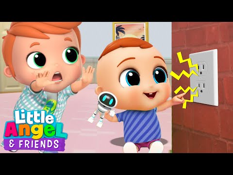 Play Safe Baby John | Little Angel And Friends Kid Songs