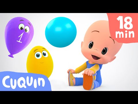 COLORS SPECIAL 🌈 Learn the animals with Cuquin and friends | Educational videos for children