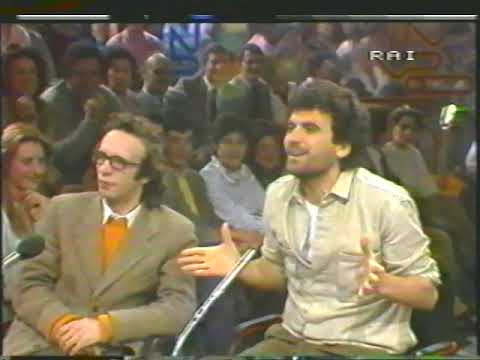 Massimo Troisi, Roberto Benigni e Gianni Min&agrave; - BLITZ RAI 1984