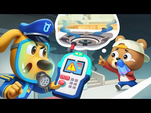 Strange Smell in the Apartment | Safety Education | Kids Cartoon | Sheriff Labrador | BabyBus