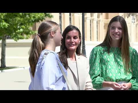 Ingreso de Su alteza Real la Princesa de Asturias en la Academia General Militar de Zaragoza