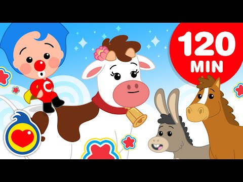 La Vaca Lola ♫ Y Muchas M&aacute;s Canciones Infantiles de la Granja (120 Min) ♫ Plim Plim