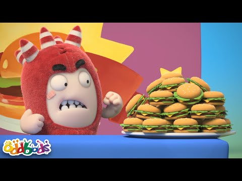 Burger | 1 Hour Oddbods Full Episodes  | Funny Cartoons for Kids