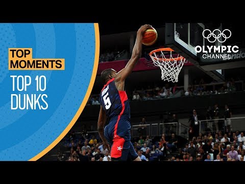 Top 10 Olympic Dunks | Top Moments