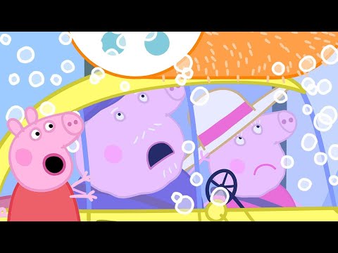 Peppa Pig Gets Stuck in the Car Wash! 🐷🚘 Peppa Pig Official Channel Family Kids Cartoons