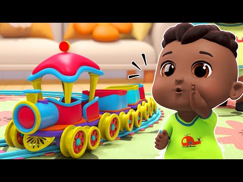 The Wheels On The Train Go Round And Round | More Nursery Rhymes For Kids | Baby Songs