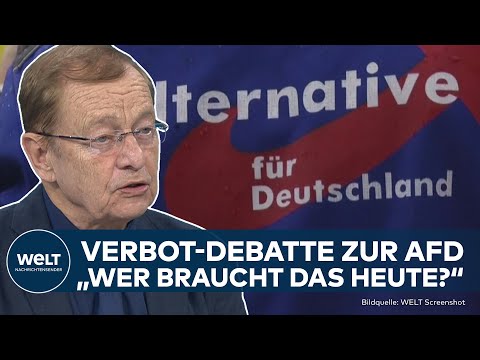 AFD: SPD will Verbotsverfahren vor Landtagswahlen! H&auml;tte ein Antrag einen Erfolg? I WELT Analyse