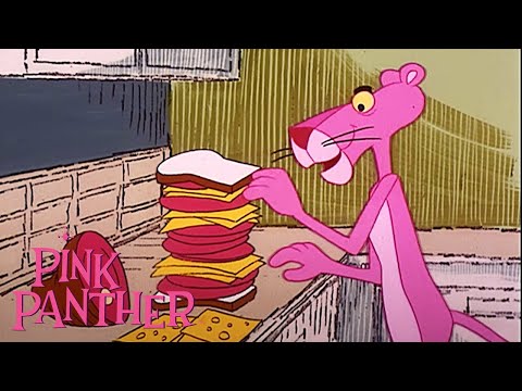 Pink Panther Stacks The Ultimate Sandwich | 35-Minute Compilation | The Pink Panther Show