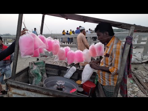 হাওয়াই মিঠাই-Hawai_Mithai কি ভাবে বানানো হয় ||Cotton Candy making machine