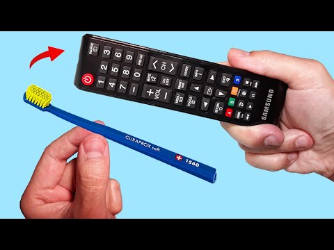 Take a Common Toothbrush and Fix All Remote Controls in Your Home! How to Repair TV Remote Control!