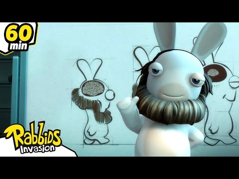 RABBIDS INVASION | 1H Wait, Is this Rabbid smart? | Cartoon for kids | Animaj Kids