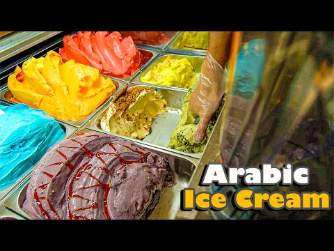 Process of making delicious Italian Gelato | Kurdistan Street Foods