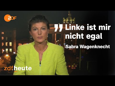 B&uuml;ndnis f&uuml;r Unzufriedene? Sahra Wagenknecht im Interview | heute journal vom 23.10.2023