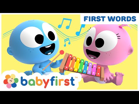 Laughing with funny GooGoo &amp; Gaga | Learn musical instruments &amp; first words for kids | Baby First TV