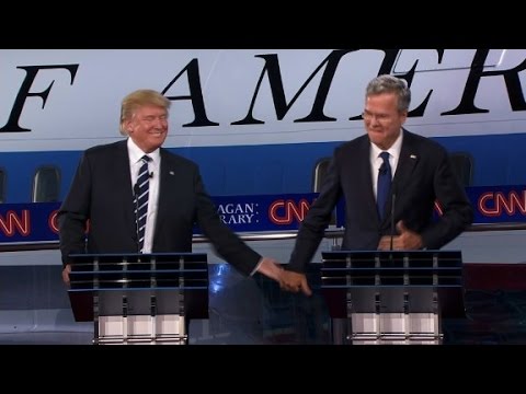 Highlights of the Bush/Trump Splitscreen