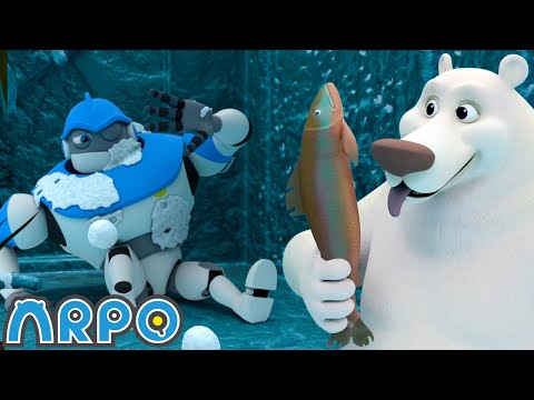 Winter Wonderland! | ARPO The Robot | Funny Kids Cartoons | Kids TV Full Episodes