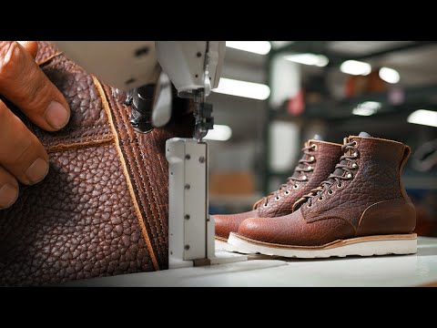 How Its Made - American Bison Leather - Forefront Start to Finish | JK Boots