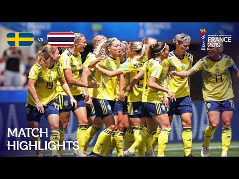 Sweden v Thailand | FIFA Women&rsquo;s World Cup France 2019 | Match Highlights