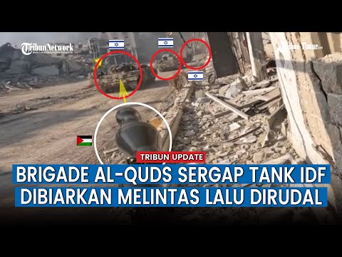 Pasukan Khusus dan Kendaraan Militer Israel Diledakkan Pejuang Brigade Al-Quds