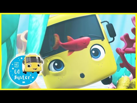 Buster In The Ocean | Go Buster Official | Nursery Rhymes | Videos for Kids |  ABCs and 123s