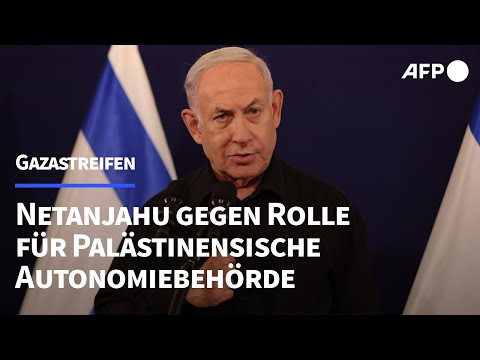 Netanjahu gegen Rolle f&uuml;r Pal&auml;stinensische Autonomiebeh&ouml;rde im Gazastreifen | AFP
