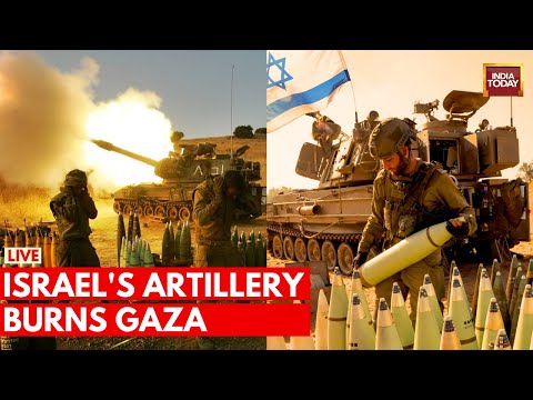 Israel Hamas War LIVE Updates: Israel Artillery's Destructive Attack In Gaza | Israel Palestine War