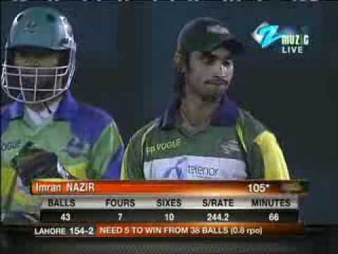 Imran Nazir Fastest Century