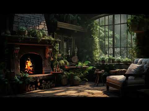 Elige los Mejores H&aacute;bitos Para Invertir en tu Futuro-ASMR Rain Sounds, Fireplace Sounds In Cozy Room